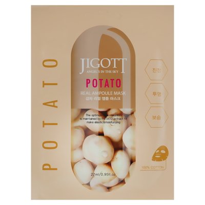 Ампульная маска с экстрактом картофеля Jigott Potato Real Ampoule Mask
