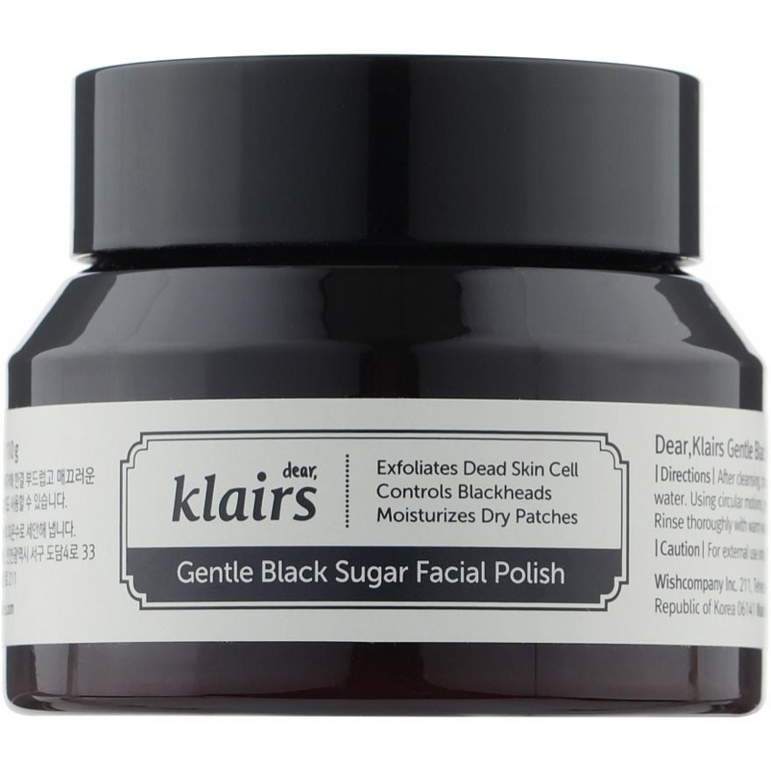 Зволожувальний скраб для обличчя Klairs Gentle Black Sugar Facial Polish
