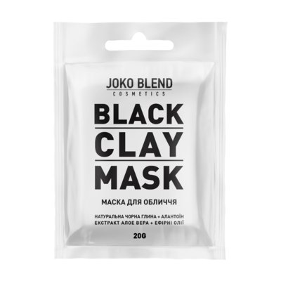 Черная глиняная маска для лица Joko Blend Black Clay Mask