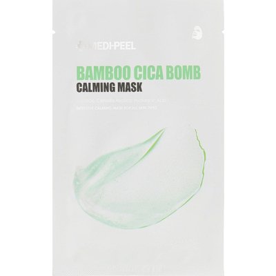 Успокаивающая тканевая маска с центеллой и бамбуком Medi-Peel Bamboo Cica Bomb Calming Mask