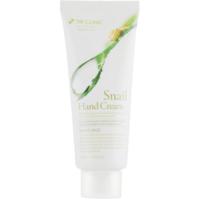 Крем для рук с муцином улитки 3W Clinic Snail Hand Cream