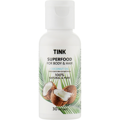 Кокосовое масло косметическое Tink Superfood For Body & Hair