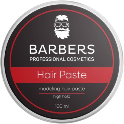 Помада для волос сильная фиксация Barbers Modeling Hair Pamade High Hold