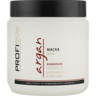 Маска увлажняющая с аргановым маслом для сухих и ломких волос Profi Style