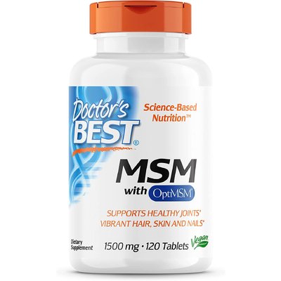 Метилсульфонилметан / MSM, Doctor's Best, 1500 мг, 120 таблеток