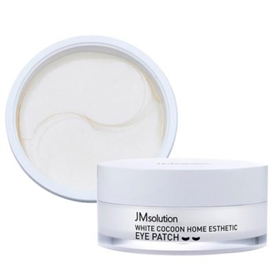 Омолаживающие патчи с экстрактом жемчуга и белого кокона JMsolution Silky Cocoon Home Esthetic Eye Patch