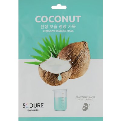 Маска для лица ампульная с экстрактом кокоса Jkosmec Coconut Intensive Ampoule Mask