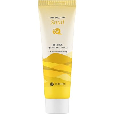 Крем для обличчя відновлювальний з муцином равлика Jkosmec Skin Solution Snail Essence Repairing Cream