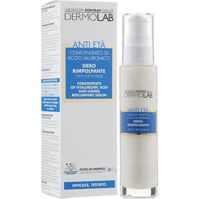 Антивозрастная сыворотка с гиалуроновой кислотой Deborah Milano Dermolab Anti-Aging Replumping Serum
