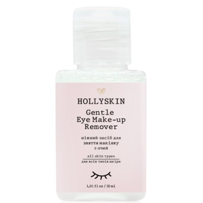 Нежное средство для снятия макияжа с глаз Hollyskin Gentle Eye Make-Up Remover