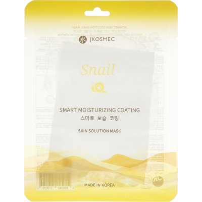 Тканевая маска для лица с муцином улитки Jkosmec Skin Solution Snail Mask