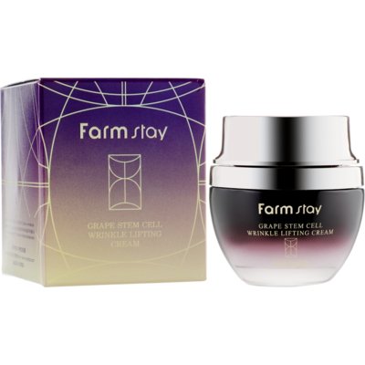 Крем для лица с фито-стволовыми клетками FarmStay Grape Stem Cell Wrinkle Lifting Cream