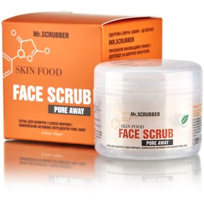 Скраб для обличчя з олією моркви Mr.Scrubber Skin Food Pore Away Face Scrub