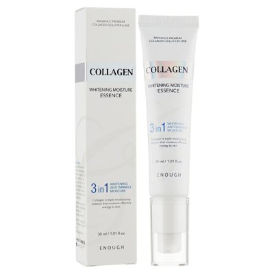 Осветительная эссенция для лица с коллагеном Enough 3in1 Collagen Whitening Essence