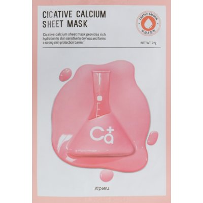 Маска для лица лечебная тканевая с кальцием A'pieu Cicative Calcium Sheet Mask