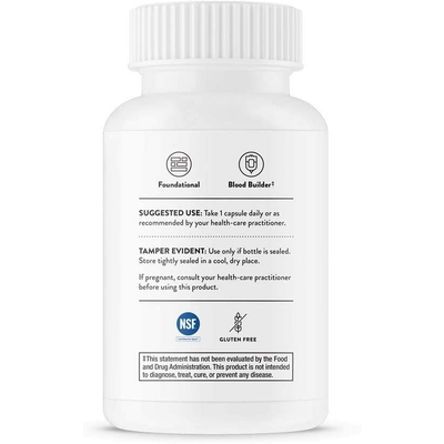 Бисглицинат железа / Iron Bisglycinate, Thorne Research, 25 мг, 60 капсул