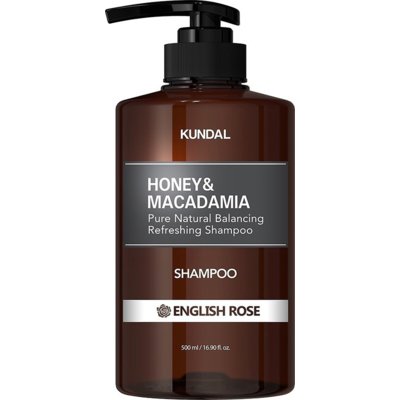 Безсульфатний шампунь для волосся «Англійська троянда» Kundal Honey & Macadamia English Rose
