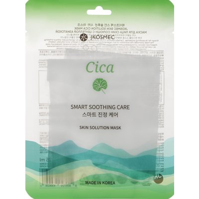 Маска для лица с центелой азиатской Jkosmec Skin Solution Cica Mask