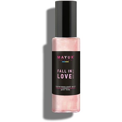 Парфюмированный мист для тела с шиммером натуральный «Fall in love» Mayur Body Mist