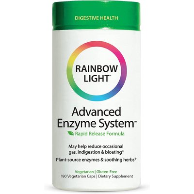 Травні ферменти / Advanced Enzyme System, Rainbow Light, 180 капсул