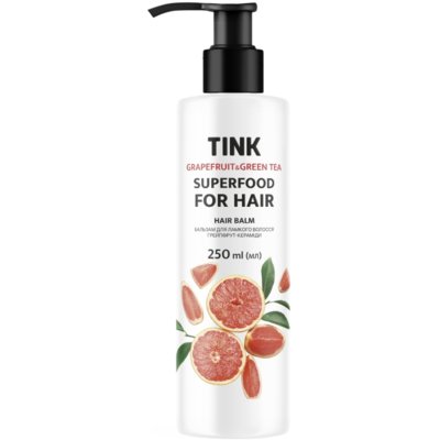 Бальзам для ломких волос «Грейпфрут-Керамиды» Tink SuperFood For Hair Grapefruit & Green Tea Balm
