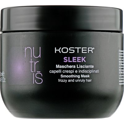 Маска для вьющихся и непослушных волос Nutris Sleek 500мл Koster