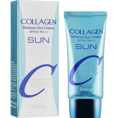 Увлажняющий солнцезащитный крем с коллагеном Enough Collagen Moisture Sun Cream SPF50+ PA+++