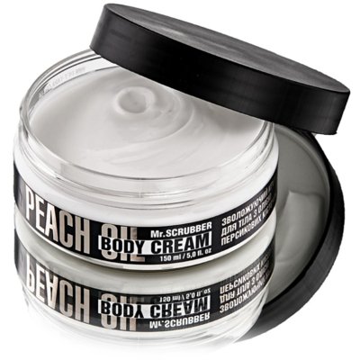 Увлажняющий крем для тела с маслом персиковых косточек Mr.Scrubber Body Couture Peach Oil