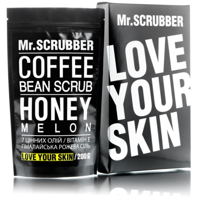 Кофейный скраб для лица и тела медовая дыня Mr.Scrubber Honey Melon Scrub