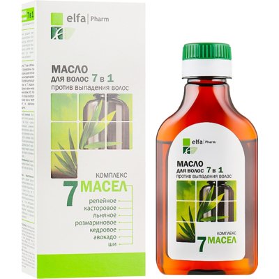 Масло для волос «7 масел» 7 в 1 Elfa Pharm