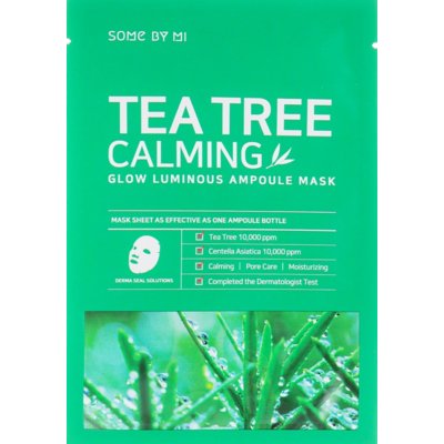 Заспокійлива маска з чайним деревом Some By Mi Tea Tree Calming Glow Luminous Ampoule Mask