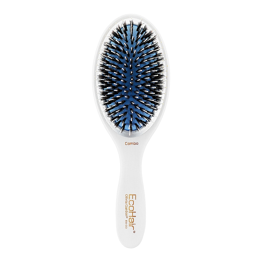 Щетка бамбуковая с комбинированной щетиной Olivia Garden Eco Hair Eco-Friendly Bamboo Paddle Collection Combo