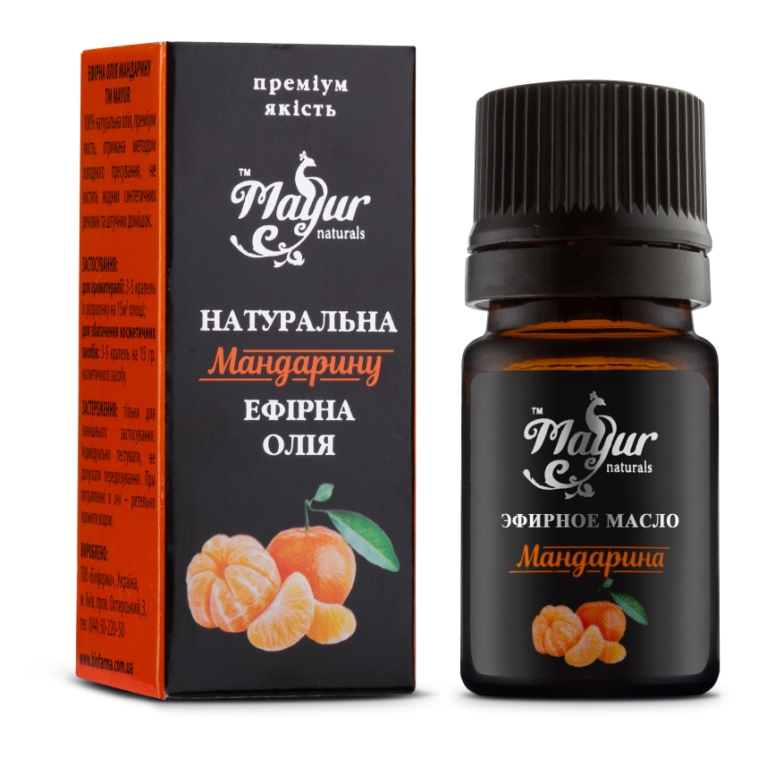 Ефірна олія Мандарин натуральна Mayur