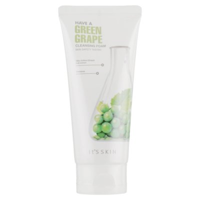 Витаминная пенка с зеленым виноградом It's Skin Have a Green Grape Cleansing Foam