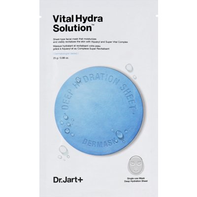 Увлажняющая маска с гиалуроновой кислотой Капсулы красоты Dr.Jart+ Dermask Vital Hydra Solution Face Sheet Mask