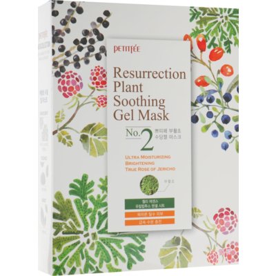Увлажняющая маска для лица для тусклой и уставшей кожи Petitfee Resurrection Plant Soothing Gel Mask