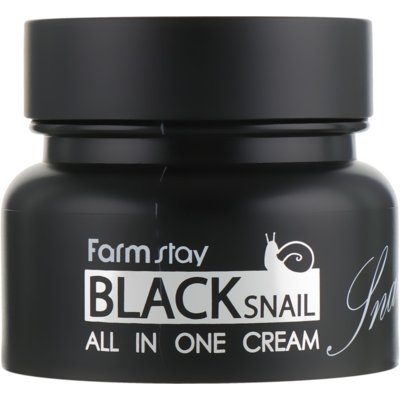 Многофункциональный крем с муцином черной улитки FarmStay All-In-One Black Snail Cream