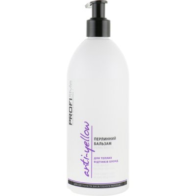 Бальзам «Жемчужный» для теплых оттенков блонд Profi Style Anti-Yellow Pink Balsam