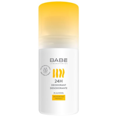 Дезодорант для всієї сім'ї «24 години захисту» з пребіотиком Babe Laboratorios Sensitive Roll-On Deodorant