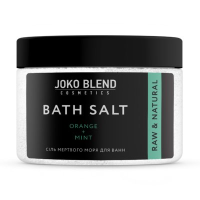 Соль Мертвого моря для ванн Апельсин-Мята Joko Blend Bath Salt