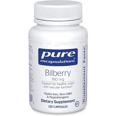 Экстракт черники / Bilberry, Pure Encapsulations, 160 мг, 120 капсул