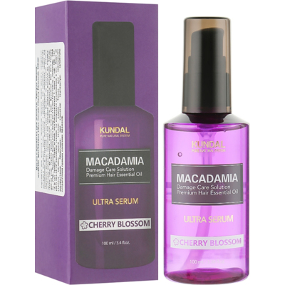 Сыворотка для волос «Цветущая вишня»  Kundal Macadamia Cherry Blossom Ultra Serum