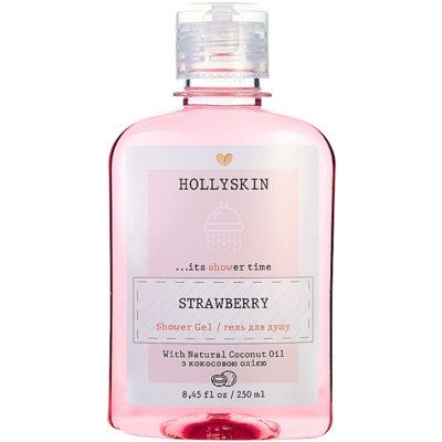 Натуральный гель для душа с ароматом клубники Hollyskin Strawberry