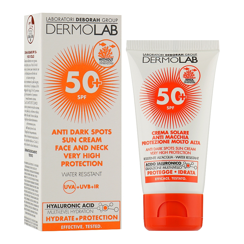 Крем сонцезахисний Deborah Milano Dermolab Anti Dark Spots Sun Cream SPF 50+