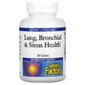 Здоровье легких, бронхов и носа / Lung, Bronchial & Sinus Health, Natural Factors, 90 таблеток