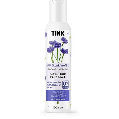 Мицеллярная вода с экстрактом василька и молочной кислотой Tink Micellar Water