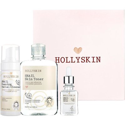 Набор Hollyskin Snail Smart Basic Care (сыворотка, пенка для умывания, тоник)