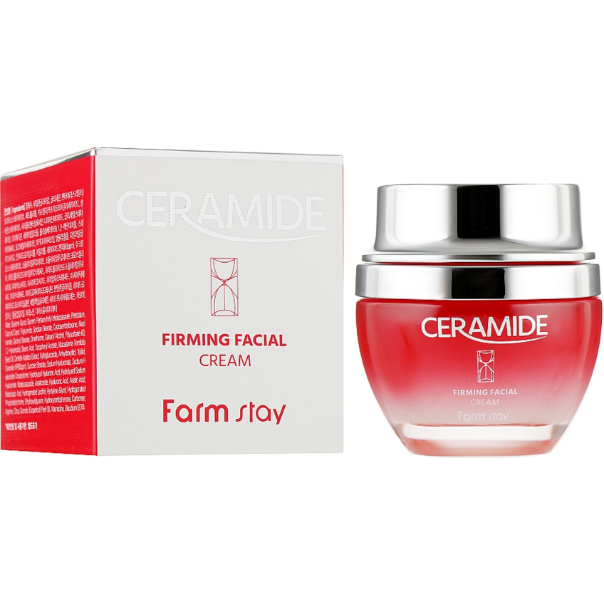 Укрепляющий крем для лица с керамидами FarmStay Ceramide Firming Facial Cream