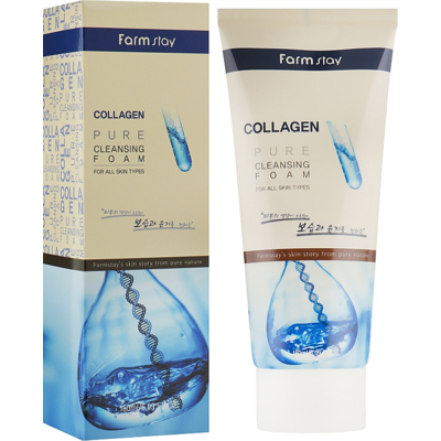 Очищающая пенка с коллагеном FarmStay Collagen Pure Cleansing Foam