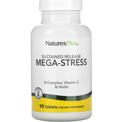 Мега-стресс комплекс / Mega-Stress Complex, Nature's Plus, 90 таблеток